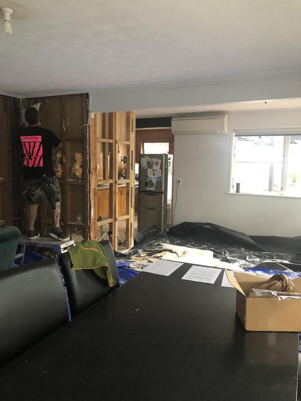 Kitchen renovation in progress