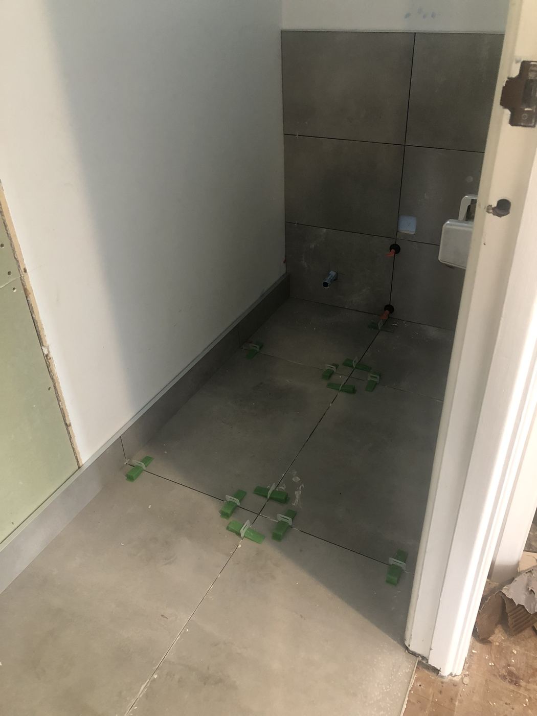 Bathroom renovation in progress