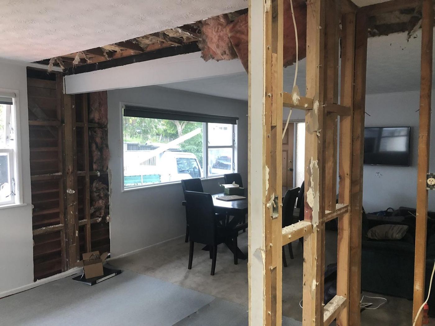 Kitchen renovation in progress
