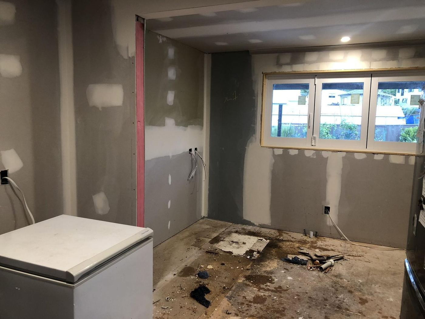 Kitchen renovation in progress