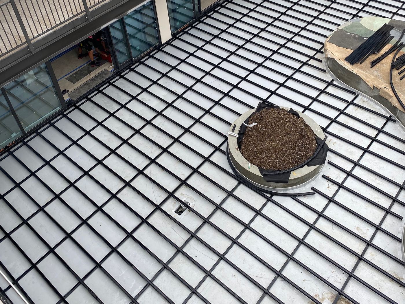 Retirement living courtyard project photo