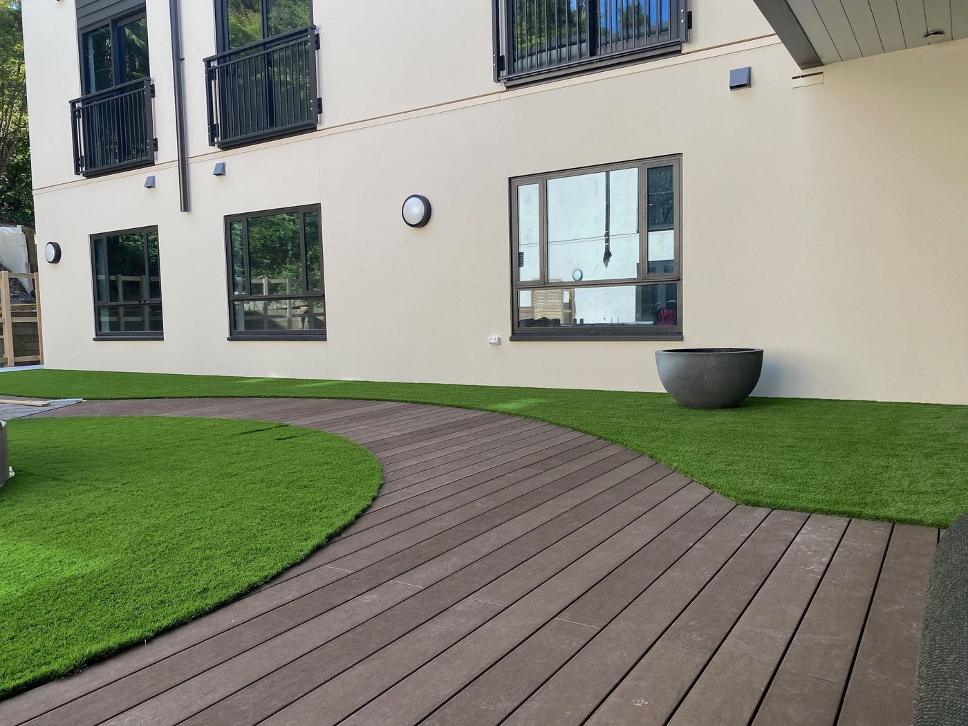 Retirement living courtyard project photo